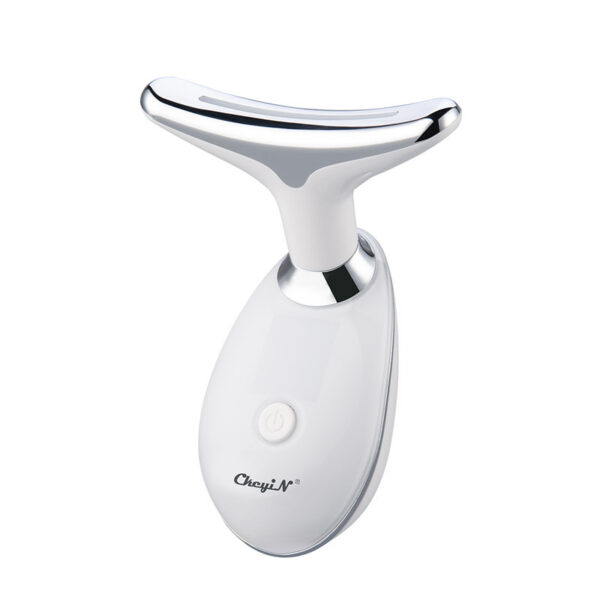 Neck Face Lifting Tool Massager LED Photon EMS Thermal Micro-current Massage Wrinkle Remover Anti Aging Remove Neck Lines