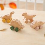 Baby Wooden Blocks Toys Dinosaur Car Montessori Wooden Education Toys From Building Block Wooden