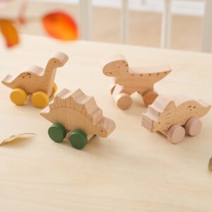 Baby Wooden Blocks Toys Dinosaur Car Montessori Wooden Education Toys From Building Block Wooden