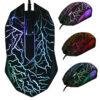 Colorful LED Computer Gaming Mouse Professional Ultra-precise For Dota Gamer Mouse Ergonomic
