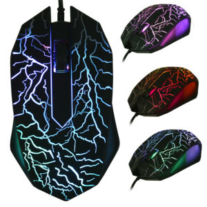 Colorful LED Computer Gaming Mouse Professional Ultra-precise For Dota Gamer Mouse Ergonomic