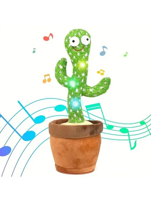 Dancing Talking Cactus Toys For Baby Boys And Girls, Singing Mimicking Recording Repeating What You Say Sunny Cactus Up Plus