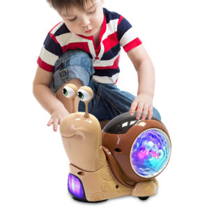 Baby Toys With Music Led Light Up Interactive Musical Toys For Baby Dancing Crawling Toys Moving Toddler Toys