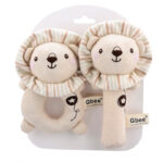 Baby Rattles Rabbit Bear Grab Ability Training Toys Infant Stroller Bed Hanging Bell Plush Dolls Baby Birthday Gift Toys