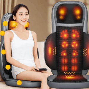 Heated Massage Pad For Bed Neck Shoulder Full Body Cushion Waist And Back Massager Multifunctional Kneading