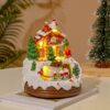 Music Castle House Christmas Ornaments Light Border Night Light Cabin