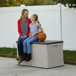 Gallon Large Outdoor Storage Deck Box for Patio Furniture, Outdoor Cushions, Garden Tools and Sports