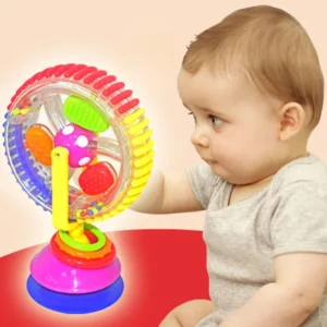 Baby Toys Rattles Ferris Wheel Rattle with Suction Cup Early Development Rattle Toy Funny Baby Plaything