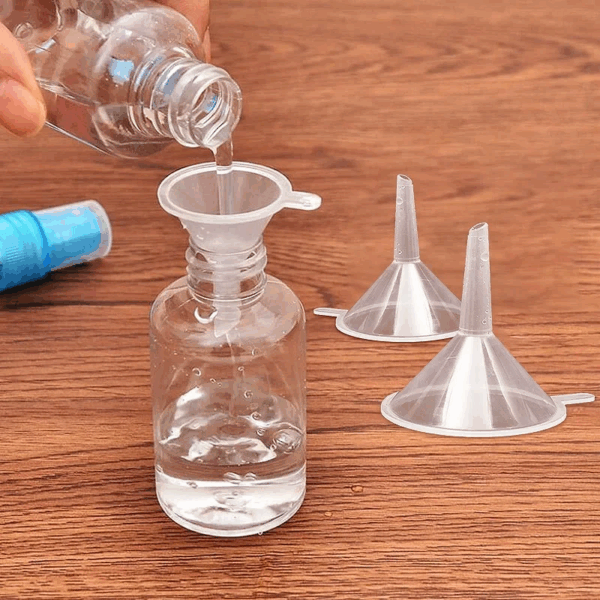 Mini Clear Funnels Multi-Purpose Small Mouth Liquid Oil Funnels For Liquor Perfume Diffuser Bottle Kitchen Accessories