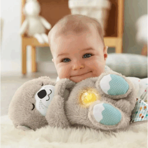 Toy Soothen Snuggle Otter Infant Little Lamb Breathing Baby Sleep Music Appease Softed Plush For Newborn