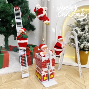 Dancing Santa Claus Musical Electric Twerk Singing Dancing Santa Clause Hip Shake Figure Twisted Hip Toys