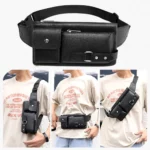 Waist Bag Men's Multi-purpose Large-capacity Fanny Pack for Men Belt Pocket Mobile Phone Casual Sports Chest Bags