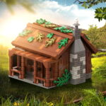 The Woods House Model Bricks Creative Architecture Streetview Building Block Set Toys For Gifts