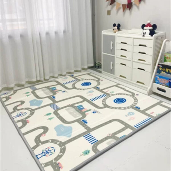 Foldable Baby Play Mat Crawling Carpet Puzzle Mat cartoon Children Activity Rug Folding Blanket Floor Games Toys