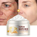 White Rice Whitening Face Cream Anti Aging Fade Fine Lines Melanin Pigment Remover Wrinkles Improve Dull Nourishing Skin Care