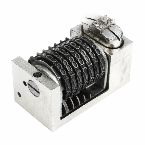 Numbering Machine Digit Backward Flat Press Lead Printing Windmill Letterpress