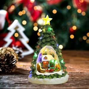 Interactive DIY Christmas Tree Music Box Fun DIY Building Decoration for Home and Office Decoration