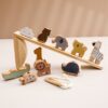 Baby Animal Threading Seesaw Toys Wooden Stacking Toys Blocks Game Montessori Hands-on Balance Ability Educational