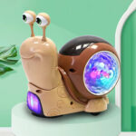 Kids Crawling Toy Electric Pet With Music Led Light Up Musical Toy Interactive Sensing Crab Crawling Walking Moving