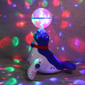 Electric Sea Lion Dancing Seal Robot Pet Cartoon Animal Light Educational Toys for Baby Children Birthday Gift