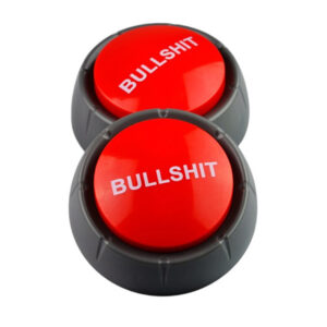 Funny Electronic Bullshit Loudspeaker Button Music Box Toy Party Supply Maybe No Sorry Yes Sound Button