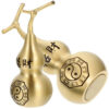 Gourd Wu Copper Lou Craft Shui Feng Decor Statue Ornament Wealth Figurine Hu Lu Fengshui Desktop Lucky Sculpture