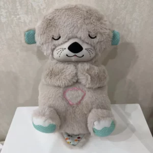 Soothen Snuggle Otter Toy Schlummer Otter Infant Little Lamb Breathing Baby Sleep Music Appease Softed Plush