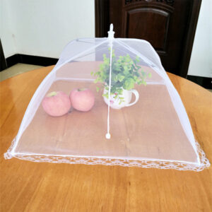 Kitchen Gadgets Pop-Up Food Mesh Cover Folding Food Cover Tent Dome Net Umbrella Picnic Kitchen Mesh Anti Fly Mosquito Umbrella