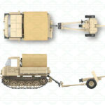 Military Series Rso Anti Tank Artillery Classic Collection Model Building Blocks Bricks Toys Gifts