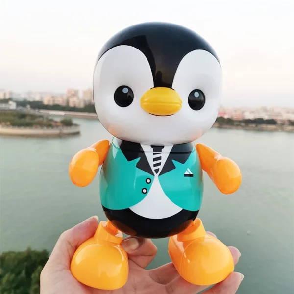 Baby Crawling Toys Dancing Swinging Cute Penguin Electronic Pet with Light Music Interactive Children's Toys Kid