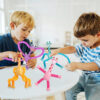 Children Suction Cup Toys Pop Tubes Antistress Telescopic Giraffe Fidget Toys Baby Puzzle Sensory Stress Relief