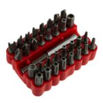 Screwdriver Tamper Proof Security Bits Set with Magnetic Extension Bit Holder Torx Hex Star Spanner woodworking Tools
