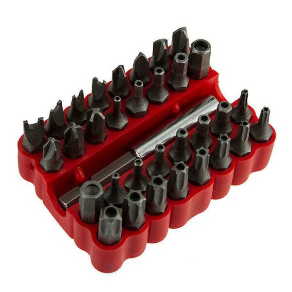 Screwdriver Tamper Proof Security Bits Set with Magnetic Extension Bit Holder Torx Hex Star Spanner woodworking Tools