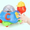 Baby Toy Cartoon LED Light Music Universal Electric Flash 3D Lights Children's Sports Toy Crawl Turtle