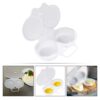 Safe Microwave Oven Egg Steamer Home Kitchen Plastic Cooking Mold Egg Poacher Quick Omelette Maker Fried Egg Gadgets Tool