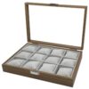Super high-end boutique luxury pear pattern  watch display box display rack display box storage box
