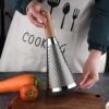Kitchen Creative Cone Fruit Vegetables Grater Garlic Grinder Slicer Manual Food Processor Wooden Handle Home Kitchen Accessories