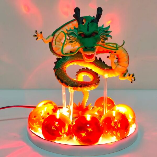 Dragon Ball Shenron Anime Action Figures Super Saiyan Toys Crystal Balls Remote Control Shenlong PVC  Kids Gift Collection