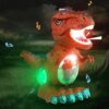 Electric Dinosaur Toys Music Lights Crawling Baby Toys for Boys Girls Mist Spray Musical Moving