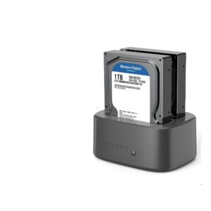 Dual Bay HDD Docking Station with Offline Clone SATA to HDD Clone Docking Station for Case