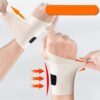Adjustable Wristbands Safety Wrist Support Bracer Gym Sports Carpal Protector Breathable Injury Wrap Band Strap