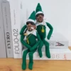 Snoop on A Stoop Hip Hop Lovers Christmas Elf Behaving Badly Plush Toy Table Ornaments Figure Doll Resin Head Elves