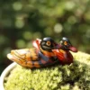 wooden Mandarin Duck Animal Miniature Fairy Garden Home Houses Decoration Mini Craft Micro Landscaping Decor