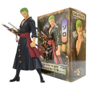 Anime One Piece Roronoa Zoro Figure Art King Sauron Wano Country Anime Model Toy Gift Collection Action Figure
