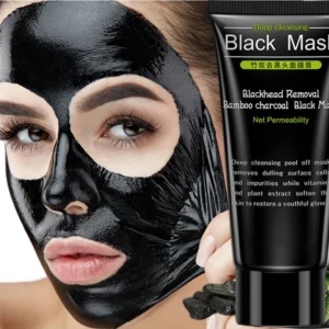 Bamboo Charcoal Blackhead Remover Tearing Mask Deep Cleaning Skin Care Peel Off Masks Oil Control Deep Purifying Black Mud Mask