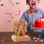 Elegant Wooden Music Box Castle Carousel Musical Box Birthday Christmas Gift For Girlfriend Boyfriend Music Sound