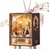 Sunset Carnival Music Boxes with Lights for Kids Adults Home Decoration Luxurious Design 3D Wooden