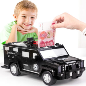 Car Piggy Bank Moneybox Kids Big Safe Saving Coin Box Music Fingerprint Password Cash  Saving Deposit Boxes