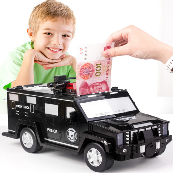 Car Piggy Bank Moneybox Kids Big Safe Saving Coin Box Music Fingerprint Password Cash  Saving Deposit Boxes