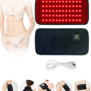 LEDs Red＆Infrared Light Therapy Belt 850nm 660nm Back Pain Relief Burn Fat Wrap Slimming Machine Waist Heat Pad Full Body